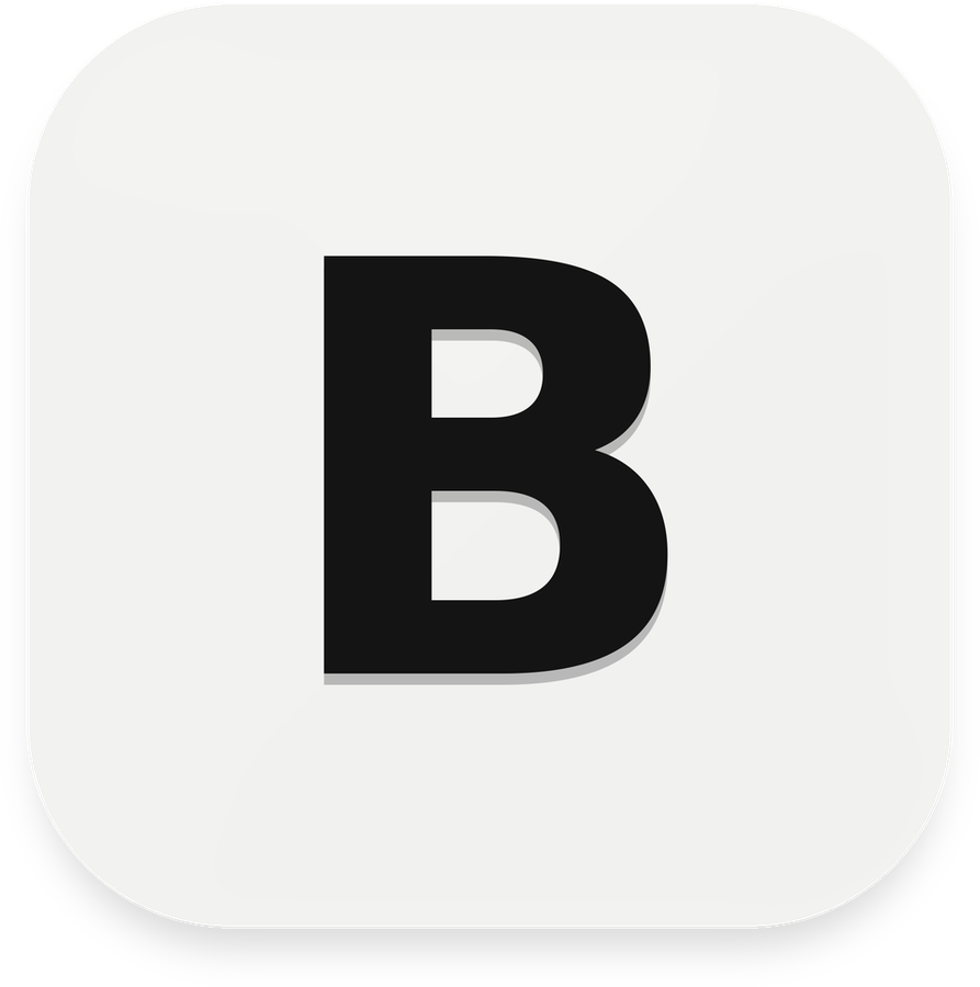 Lettre blanche noire